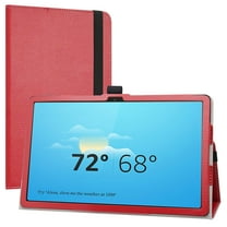 Labanema Compatible with Lenovo Tab M10 Plus 3rd Gen Case,PU Leather Folio 2-folding Stand Cover Case for Lenovo Tab M10 Plus 3rd Gen TB125FU 10.6" Tablet 2022,Red