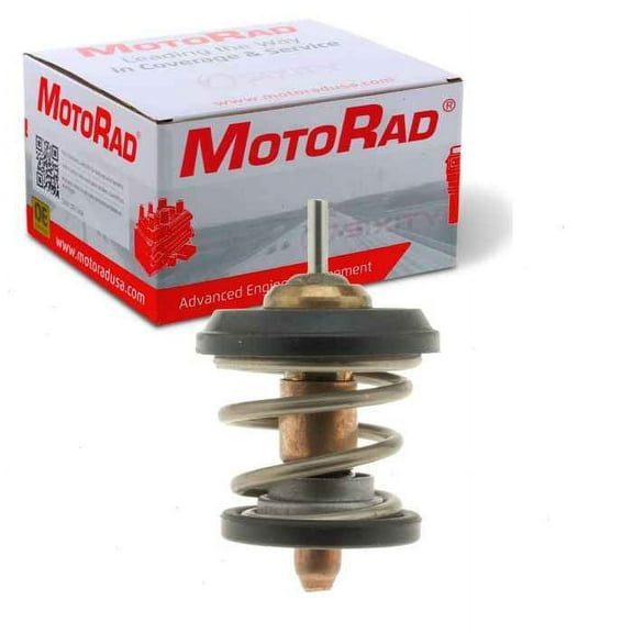MotoRad Engine Coolant Thermostat compatible with Volkswagen Tiguan 2009-2017 - Temperature 203F w/INZI back housing