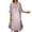 Pink, variant on Pincandy Women's Linen Dress 2 Piece Outfit Floral Sleeveless Loose Maxi Summer Dresses with Jacket Formal Casual