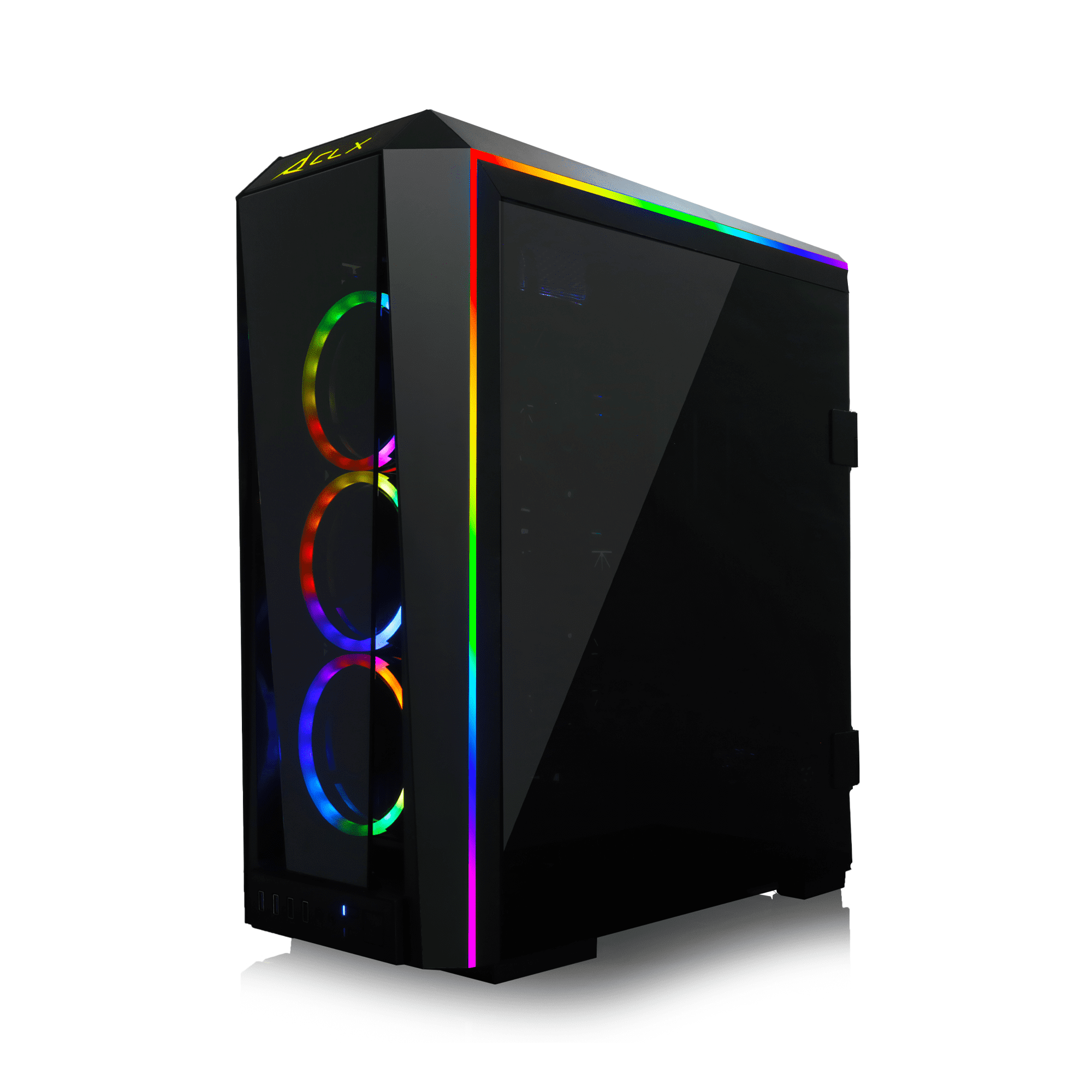 CLX SET VR-Ready Gaming Desktop - Liquid Cooled Intel Core i9 10900X 3.7Ghz 10-Core Processor, 64GB DDR4 Memory, GeForce RTX 3070 8GB GDDR6 Graphics, 1TB SSD, 6TB HDD, WiFi, Windows 10 Home 64-bit