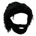thumbnail image 1 of ZOUBAOQ Caveman Chunky Crochet Wig Cap, Handmade Blend Hat With Attached Hair For Edgy Street Style, 1 of 7