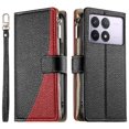 thumbnail image 1 of Funda cartera GANGXUN para Xiaomi Poco F6 Pro 5G , cuero PU con tarjetero, cremallera, correa de mano, soporte y protección 901°, 1 of 6