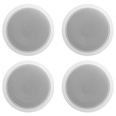(4) Rockville CCL6T White 70V 6" Commercial Ceiling Speakers 4 Restaurant/Office