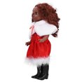 thumbnail image 2 of Juego de muñecas navideñas de 19 pulgadas, bonito juguete para bebé con pelo rizado, muñecas navideñas para niños KidQ18-522, 2 of 5