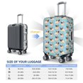 thumbnail image 4 of Pofeuu Funny Cartoon Pugs Print Luggage Suitcase Cover Protector Luggage Washable Covers Aesthetic for 18/24/28/32 inch Luggage（No luggage included）-Small, 4 of 7