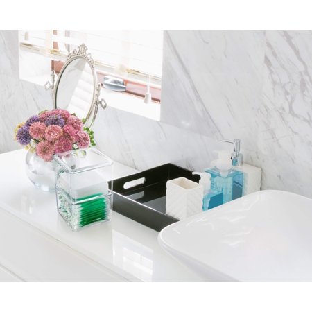 Acrylic Qtips Pads Cottonball Organizer 2 Stackable Clear Container With Lid Cotton Swab Q Tip Holder Dispenser For Bathroom Cabinet And Over Toilet Storage Under Sink Decor Organizers Walmart Com Walmart Com