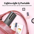 thumbnail image 4 of 1pc Cordless Automatic Curling Iron, Portable Cordless Curling Irons, Hair Curler, with LCD Display, USB Rechargeable Hair Curler, 6 Adjustable Temperature, Ceramic Curler. (gray), 4 of 5