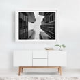 thumbnail image 2 of Skyscraper Reflections 02 - Manhattan New York Photography Architecture Cityscape Skyline Black and White Modern Art Street Photography White Framed Wall Art Print 8 x 10 inches, 2 of 3