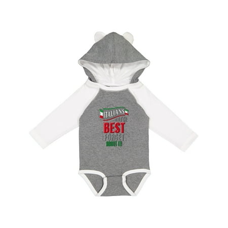 

Inktastic Italians Do It Best Gift Baby Boy or Baby Girl Long Sleeve Bodysuit