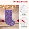 thumbnail image 4 of Sikiie Lavender Flowers Christmas Stockings,18 Inches Christmas Stockings Xmas Hanging Stockings for Family Christmas Decorations & Gifts, 4 of 7