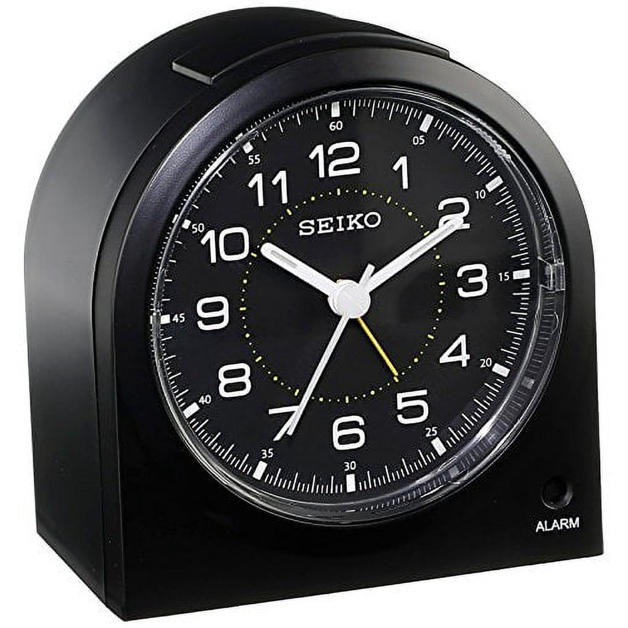 Seiko Beep Alarm Clock, Black, Battery Quartz, Analog, QHE 085 KLH - c 0 bd 86 ae 6788 4 c 0 f 847