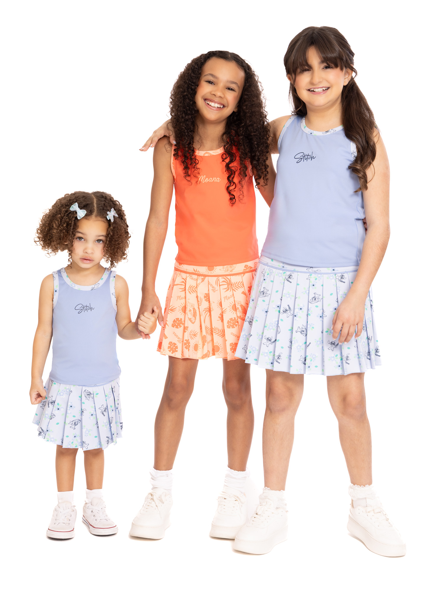 Stitch Toddler Girls Active Tank Top and Pleated Skort Set, 2-Piece, Sizes 12M-3T