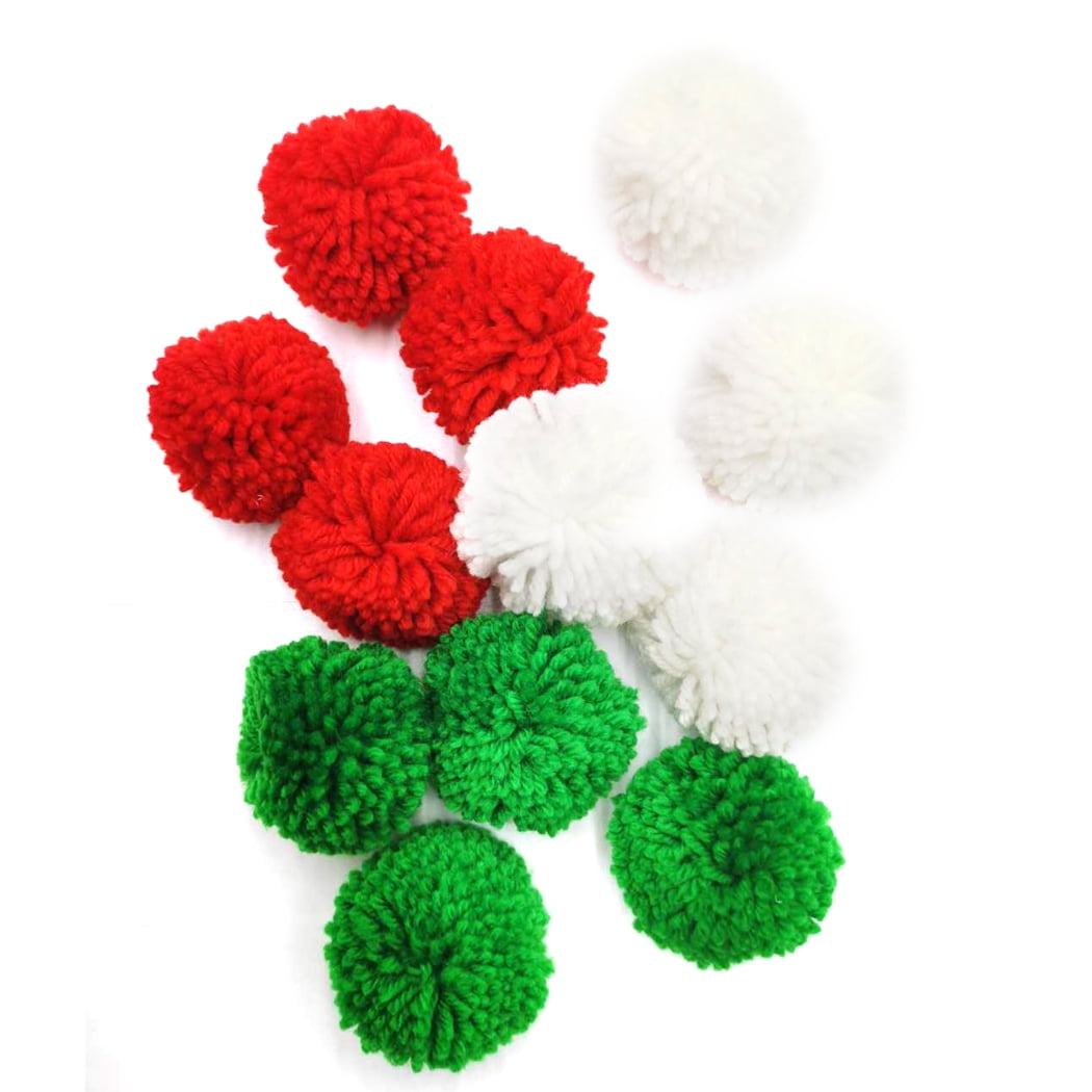 Portable Felt Balls For Crafts High Quality Christmas Felt Pompom Universal  Home Decorative Soft No Fade
