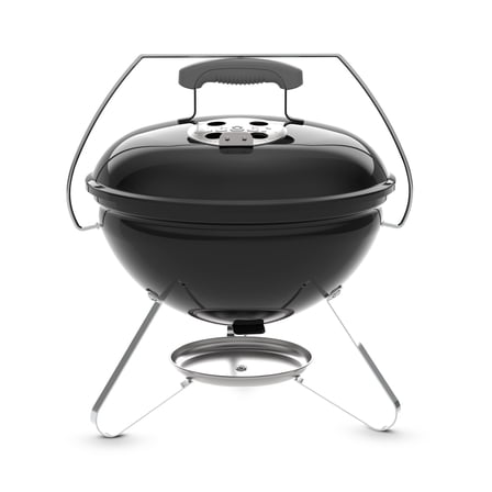Weber Smokey Joe Charcoal Grill, 14 Inch Portable Charcoal Grill with Handle, Black