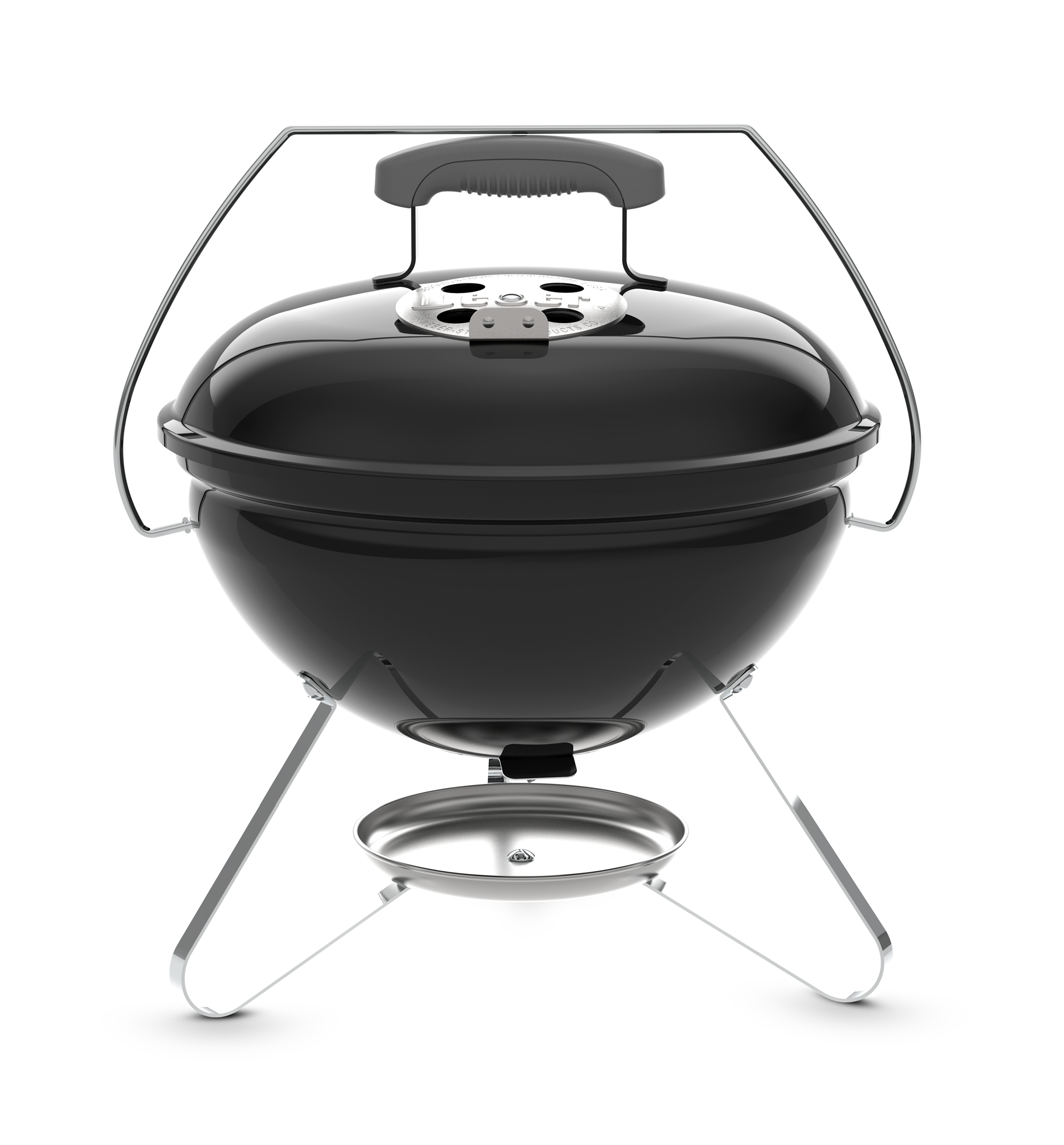 Weber Smokey Joe Charcoal Grill, 14 Inch Portable Charcoal Grill with Handle, Black