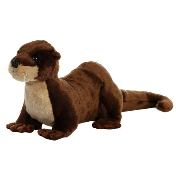 Aurora - Medium Brown Destination Nation - 18" River Otter - Adventurous Stuffed Animal