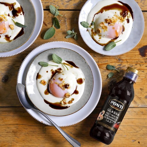 Ponti Glaze with Balsamic Vinegar of Modena 250ml, British Import (Pack of 2)