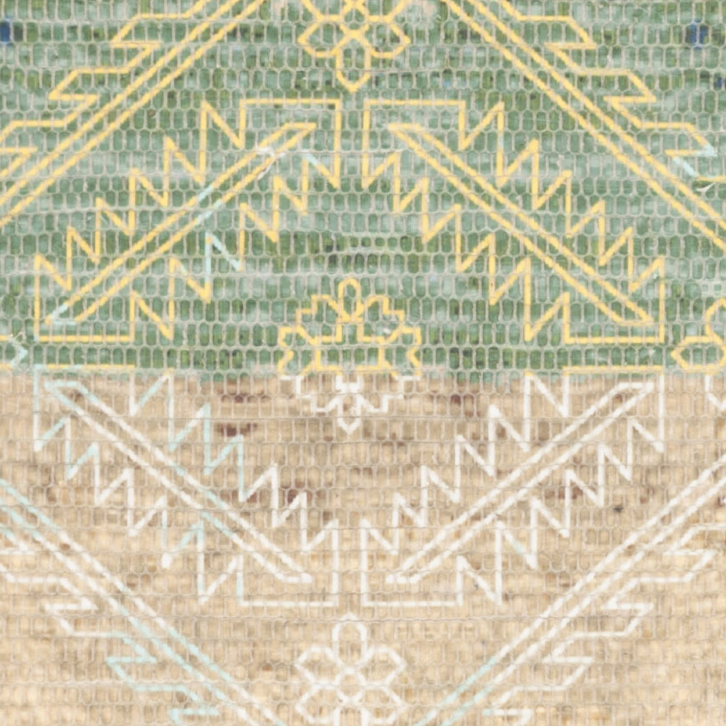 SAFAVIEH Saffron Claude Geometric Cotton Area Rug, Multi, 3' x 5'