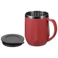 thumbnail image 3 of Taza Aislada De 400Ml, Taza Termo De Acero Inoxidable Antiescaldado, Taza De Agua Para Mantener El Calentamiento, Buen Sellado Con Tapa Para Viajes De Oficina Y Escuela Kearding HA027086-02, 3 of 7