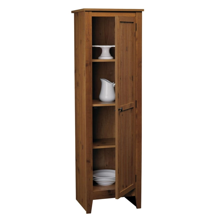 Ameriwood lincoln magnolia oak white single door sale kitchen pantry