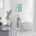 thumbnail image 2 of Bathroom Decor Wall Art Bathroom Pictures Botanical Wall Art, Pink Flower Wall Decor for Bedroom Living Room Wall Decor Painting Picture Artwork Wood Wall Art Easy to Hang Size 12x16inches, 2 of 2