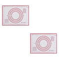 thumbnail image 1 of Alfombrilla rodante antiadherente Advancent de grado alimenticio para amasar masa 60x40cm rojo, 1 of 5