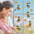 thumbnail image 5 of Cateissary Adhesivo de pared de abeja, calcomanía de dibujos animados, pegatinas autoadhesivas de flores, papel tapiz de decoración de vidrio Decoración del hogar, 5 of 5