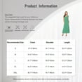 thumbnail image 5 of TSSOE Casual Dresses for Women V Neck Sleeveless Solid Color Loose Fit Swing Summer Dresses Beige XXL, 5 of 5