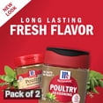 thumbnail image 2 of McCormick Poultry Seasoning, 0.65 oz (Pack of 2), 2 of 8