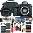 thumbnail image 1 of Canon EOS 6D Mark II DSLR Camera (1897C002) + Canon EF 50mm Lens + More(International Model), 1 of 7