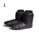 thumbnail image 3 of Soidarity Calcetines altos de plumón de invierno Botines de plumón de pato impermeables Cierre de cordón Botas de cubierta de pie rellenas para interior Ropa Deportiva, Zapatos negro L Soidarity OD015570-02, 3 of 6