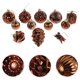 thumbnail image 2 of 12 adornos colgantes irrompibles para árbol de Navidad, con forma de estrella octogonal galvanizada, bolas de piña, decoración festiva para árbol de Navidad y fiestas., 2 of 7
