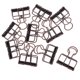 thumbnail image 2 of ColoMX 10 Uds Clips plegables de Metal Clip de dibujo de papel de oficina Clips de papel Vintage abrazadera estacionaria, 2 of 7