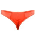 thumbnail image 3 of Relanfenk Intimates Mens Underwear Micro Thong Bikini Front Hole Underwear Underpants, 3 of 4