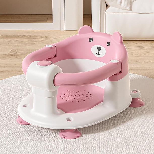 Asiento Antideslizante Para Bañera De Bebé, Silla De Baño Para Recién Nacido, Asiento De Baño Para Sentarse Con Diseño Ergonómico, Taburete De Ducha Ligero Y Portátil