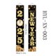 thumbnail image 2 of Black Happy New Year Door Banner 2025, hang them on your door outdoors or indoors to celebrate the arrival of 2025, 2 of 5