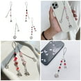 thumbnail image 2 of Delicate Spiderweb Phone Charm Pendant Strap Bag Decoration Lanyard, 2 of 9