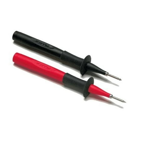 Fluke Networks 2 Piece Slim-Reach Test Probe Set with Stainless Steel Tip, 1000V Voltage, 10A Current, 2mm Tip