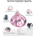 thumbnail image 5 of Enkarl Dog Harness for Small Medium Dogs No Pull, Cat Harness and Leash Set, Puppy Harness for Small Dogs, Xs Dog Harness, Step in Dog Harness, Harness and Leash for Small Dogs. (Pink, L), 5 of 6