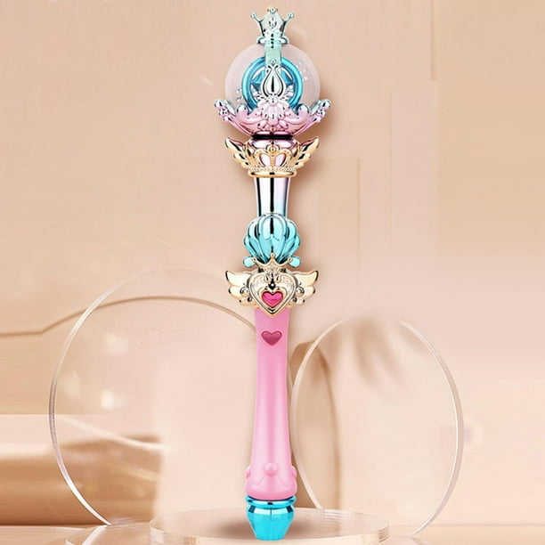 Kit De Varitas Mágicas De Princesa DIY - 18 Varitas De Madera Sin Pintar + 4 Pegatinas De Gemas