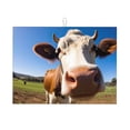 thumbnail image 1 of Balery Blue Sky Meadow Cute Cow Alfombrilla de Secado para Cocina, 18x24 Pulgadas, Súper Absorbente para Platos y Encimeras, 1 of 7