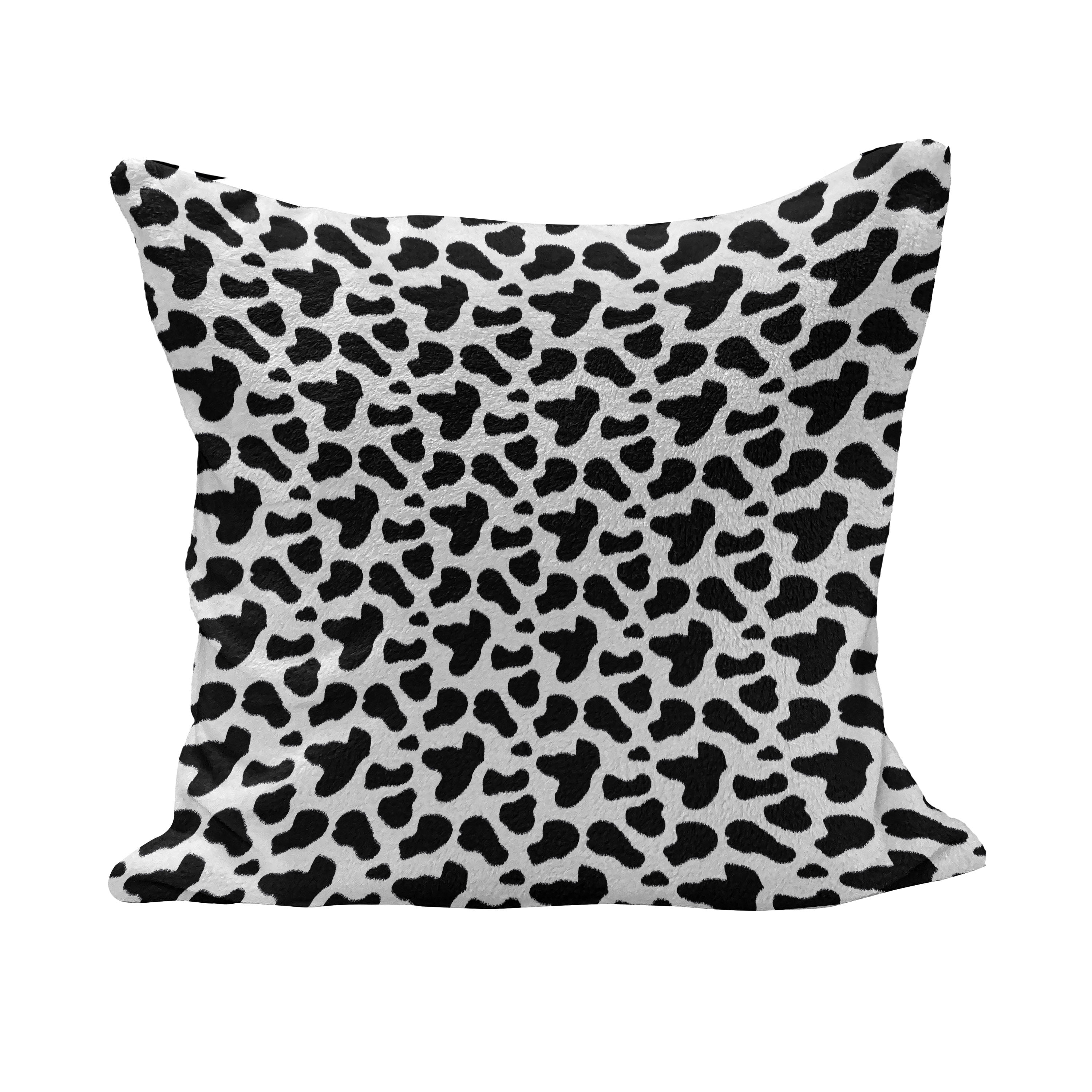 Square 18" Lovely Cow Pattern Cotton Linen Pillow Case Farm Wind Cushion Cover 