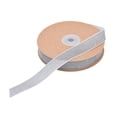 thumbnail image 1 of GUOOL Velvet Ribbon Florist Ribbon Fashion DIY Single Face Velvet Ribbon Roll for Gift Wrapping Decoration, Craft Projects Birthday Gray, 1 of 9