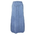 thumbnail image 4 of jovati Jupes Grande Taille pour Femmes Mode Cowboy Confortable Extensible Jupe Grande Taille (avec Boutons) Pantalons Grande Taille pour Femmes Pantalons Grande Taille Mode pour Femmes, 4 of 9