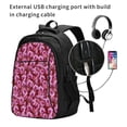 thumbnail image 2 of Balery Orchids Flowers Mochila con carga USB para hombre y mujer - Mochila impermeable y antirrobo para laptop con puerto USB para viajes, trabajo, 2 of 7