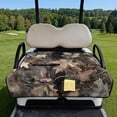 thumbnail image 2 of Yuyamidu Camo Hunting Wood Golf Cart Seat Covers with Pockets, Portable Club Car Seat Towel Blanket for 2 Passenger Seats, Easy to Install and Clean Golf Cart Accessories, 2 of 8