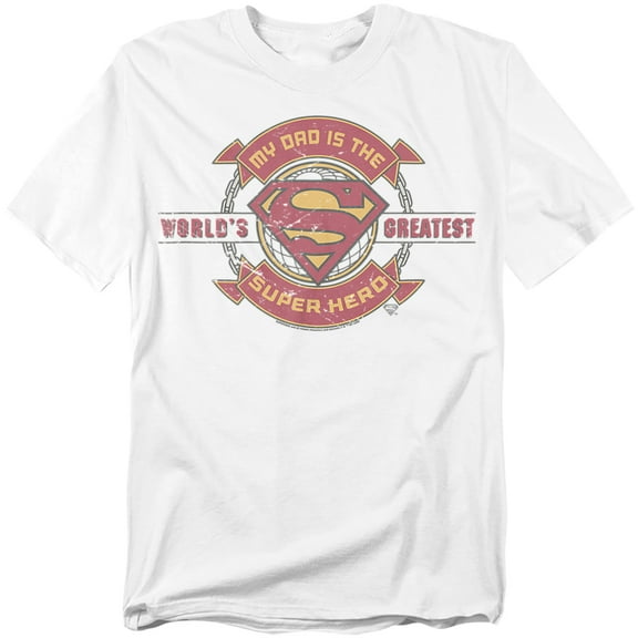 Superman T-Shirt Worlds Greatest Hero Dad Unisex Graphic Tee for Men & Women