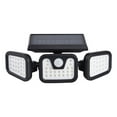 thumbnail image 1 of Solar Lights Outdoor Motion Sensor 74LED Rotatable Three Head Wall Lamp 50W IP65 Waterproof for Yard Pathway Courtyard Lighting, 1 of 8