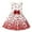 White, variant on Girls' Dresses Little Girl A Line Dresses Bowknot Dress Casual Girl Dresses Party Baby Dress White 12 Months-18 Months