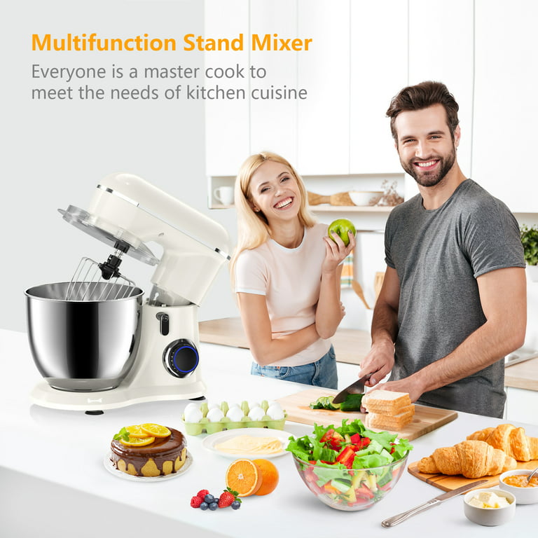 660W 6QT Stand Mixer 10-Speeds Kitchen Electric Food Mixer Dough Hook  Beater